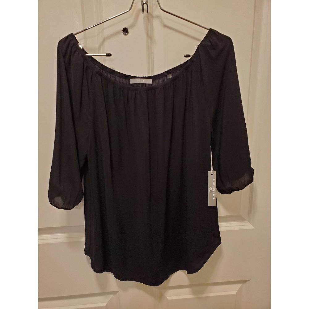 *NEW* Tart Collections Off/On Shoulder Blouse Black XS